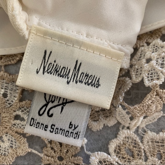 JONQUIL by DIANE SAMANDI Vintage Lace Top Ecru SM - Picture 9 of 10